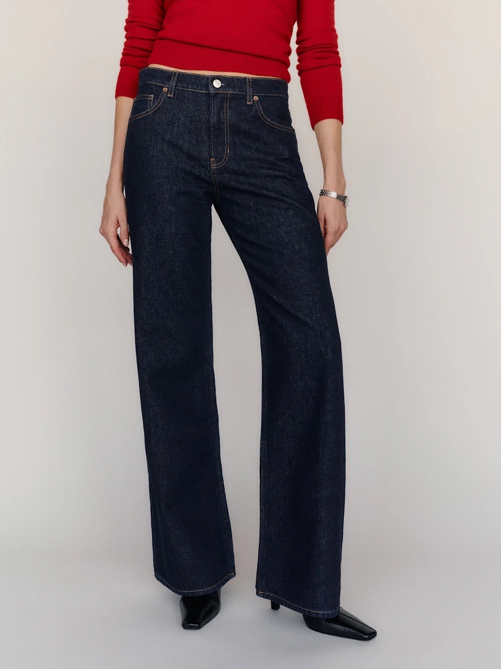 Reformation Cary Low Rise Slouchy Wide Leg Jeans
